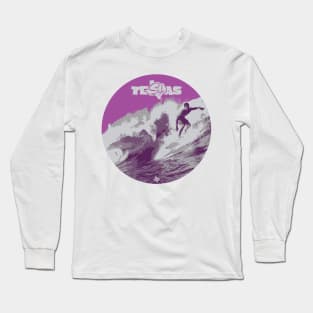 Texas Style Lone Surfer Long Sleeve T-Shirt